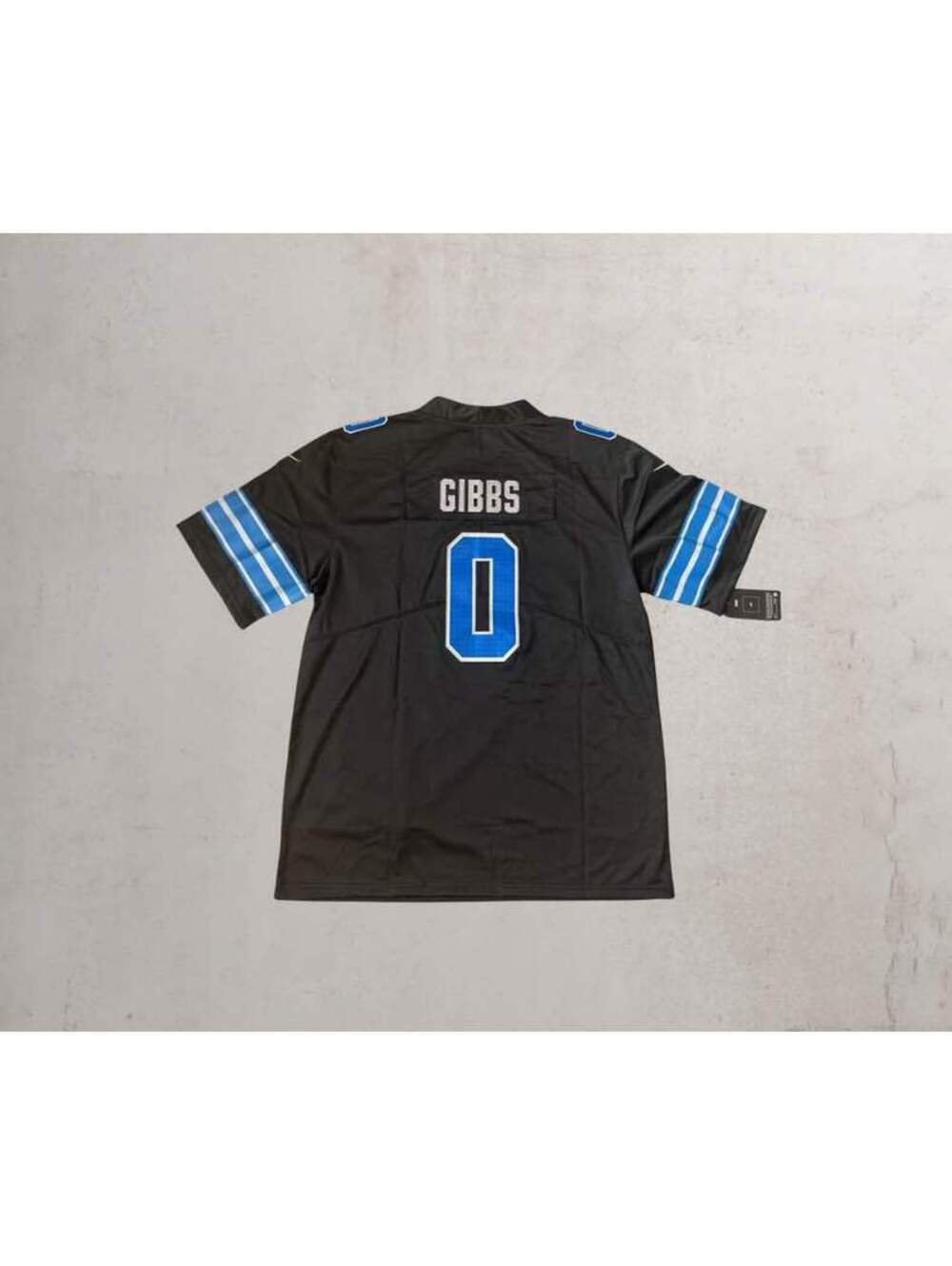 Jahmyr Gibbs Detroit Lions Black Motor City Alternate Jersey #0